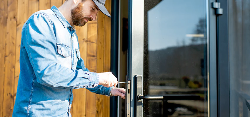 Frameless Glass Storefront Door Locks Replacement in Novato, CA